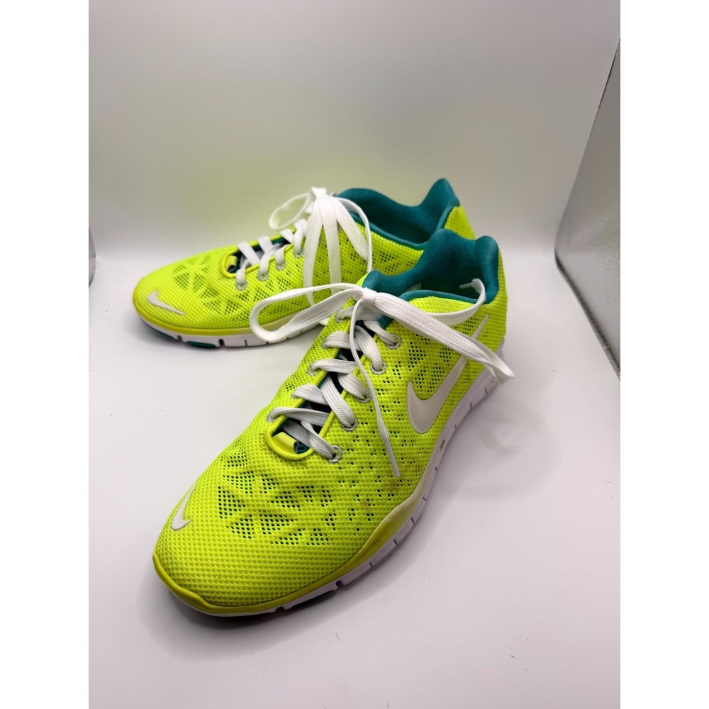 Nike Free TR Fit 3 579968-700 Womens 6.5 Sneaker Neon Yellow Training Shoes